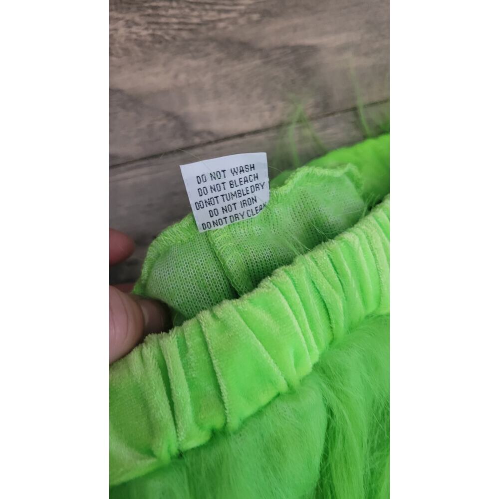 Grinch Costume Pants Green Furry Plush Bottoms Adult Size 3XL NWOT Christmas... - Picture 4 of 4